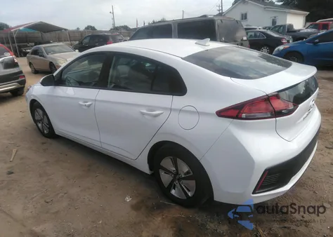 2021 Hyundai Ioniq Hybrid Blue from USA, damaged, VIN KMHC65LC8MU255472